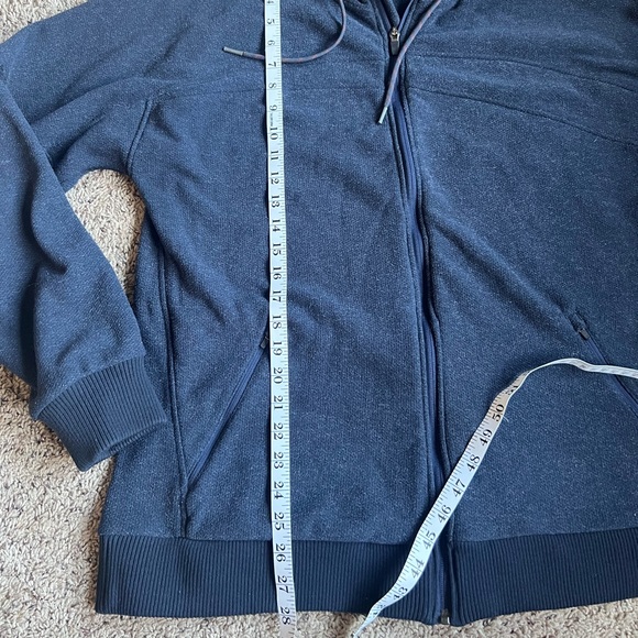 Basin + Range Full Zip Hoodie Sweatshirt Blue And - Picture 5 of 6
